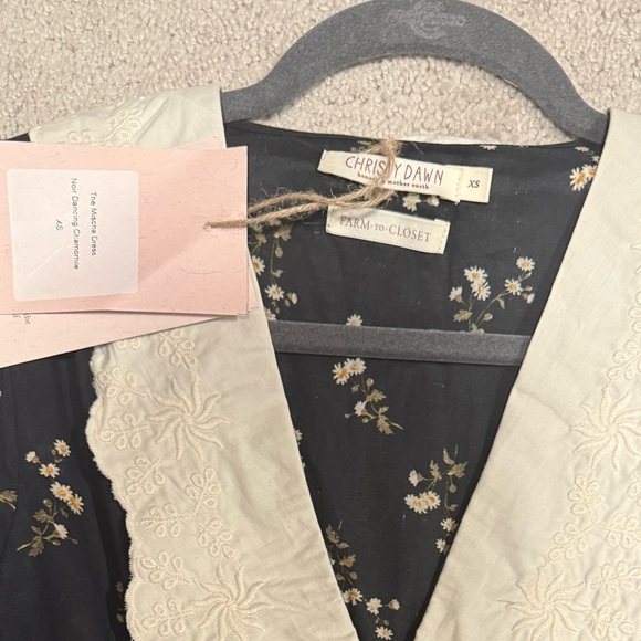 Christy Dawn Mischa Dress in Black and Cream - Picture 3 of 7